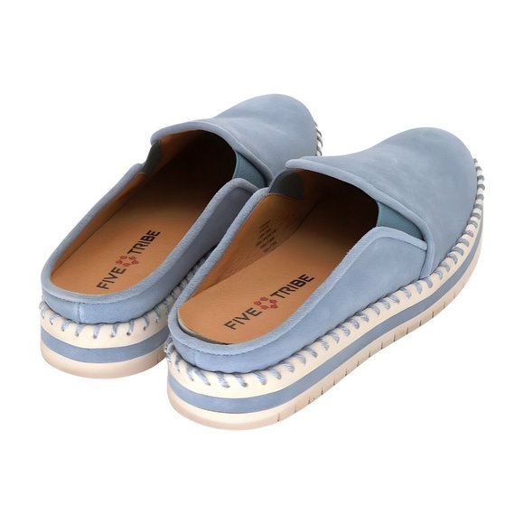 FIVE TRIBE Gentle Angel Blue Suede 8.5 M - Picture 6 of 7